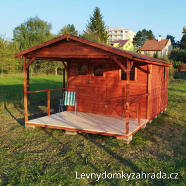 Zahradní domek Prato II o rozměru 3 x 3 s terasou Zahradní domek Prato II o rozměru 3 x 3 s terasou