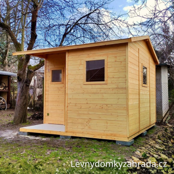 Zahradní domek FLORENCIE HIGTH o rozměru 3 x 3 m s terasou a okny Zahradní domek FLORENCIE HIGTH o rozměru 3 x 3 m s terasou a okny