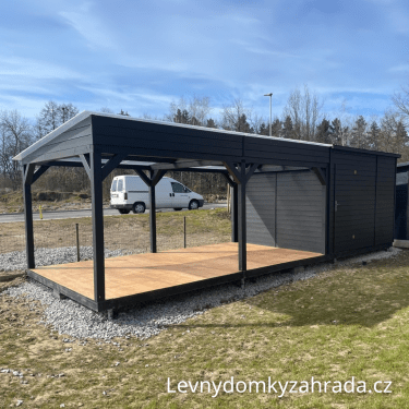 Zahradní domek Hamburk 8 m x 3 m
