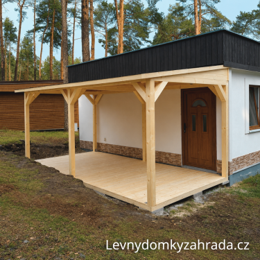 Pergola o rozměru 5 m x 2,5 m Pergola o rozměru 5 m x 2,5 m