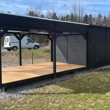 Zahradní domek Hamburk 8 m x 3 m